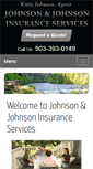 Mobile Screenshot of johnson-insurance.net